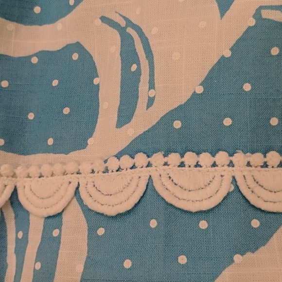 LILLY PULITZER Seaspray Blue King Conch Skirt - Picture 6 of 8